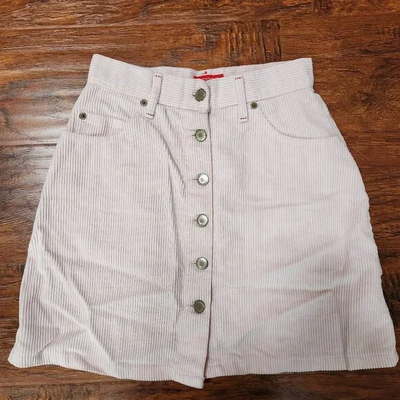 ESPIRIT baby pink corduroy mini skirt - Picture 1 of 3